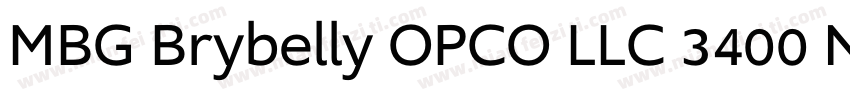 MBG Brybelly OPCO LLC 3400 N字体转换